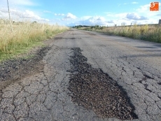 Foto 4 - Las lluvias agravan el mal estado de las carreteras de la comarca de Ledesma