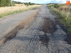 Foto 3 - Las lluvias agravan el mal estado de las carreteras de la comarca de Ledesma