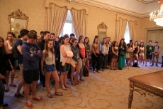 Foto 6 - Recepción municipal a un grupo de alumnos franceses que estudia español