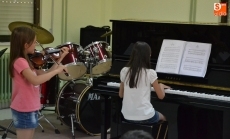 Foto 4 - Varios instrumentos complementan al piano en el cierre de las audiciones