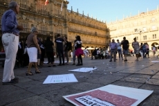 Foto 4 - La Plaza Mayor acoge un teatro que denuncia la situación de los refugiados