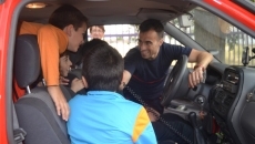 Los Bomberos realizan una jornada de exhibición en el colegio Severiano Montero