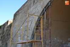 Foto 4 - La reparación del arco de la bóveda de Amayuelas se completará este viernes