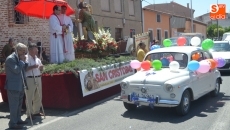 Foto 4 - Conductores y vehículos reciben la bendición de su patrón un año más