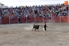 Foto 4 - Recortes, saltos, mucha animación y algún susto en las vaquillas