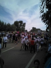 Un herido grave en el multitudinario espante de Fuentesaúco 