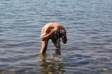 Los arrieros peregrinos llegan a Cafarnaúm