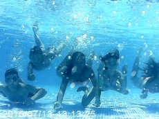 Las piscinas se convierten en el centro de las actividades de verano organizadas por el...