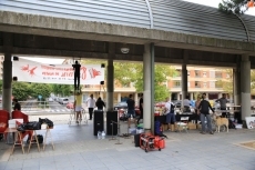 La plaza Barcelona, sede del encuentro de la octava edici&oacute;n del libro anarquista