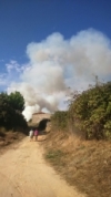 Foto 1 - Controlado el incendio forestal en Peñaparda