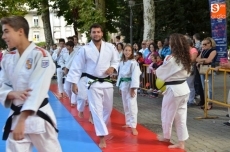 Foto 4 - Campeones de España y de la Comunidad participan en la jornada Judo en la Calle