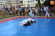 Foto 3 - Campeones de España y de la Comunidad participan en la jornada Judo en la Calle