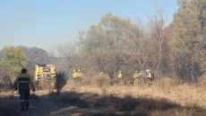 Foto 4 - Los bomberos controlan con rapidez un incendio en el término municipal de El Tejado
