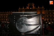 La Plaza Mayor se convierte en el mejor observatorio de la luna