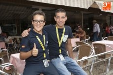 Una espectacular caravana de camiones clásicos pasea por las carreteras salmantinas