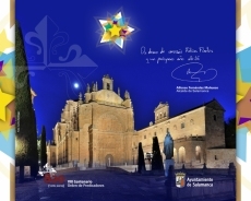 Fernández Mañueco felicita la Navidad con una imagen nocturna de los Dominicos