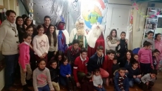 Los Reyes reparten juguetes a los niños de la zona Oeste de la capital salmantina