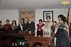 Animada celebración de las águedas en Lumbrales