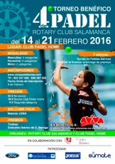 Pádel Home acogerá el IV Torneo Rotary Club Salamanca a beneficio de Aviva