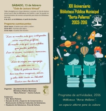 Dos exposiciones abren las actividades del XIII aniversario de la biblioteca