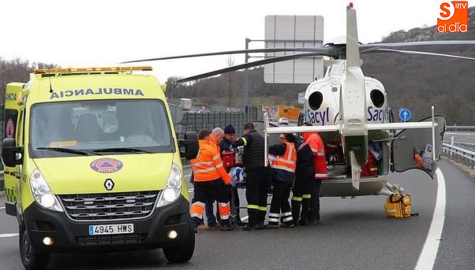 El siniestro de Vallejera ha sido “un reto para el servicio de urgencias” del Hospital de Salamanca
