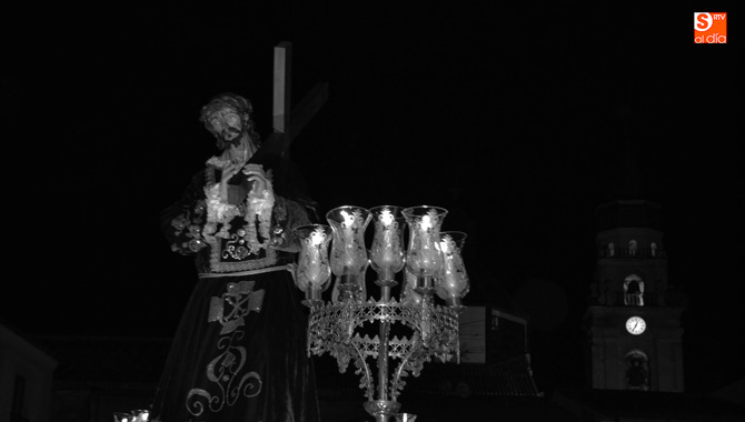 La procesión de la Penitencia arrancaba a medianoche desde la iglesia parroquial