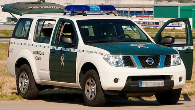 La Guardia Civil se personó en el lugar de los hechos en Galisancho