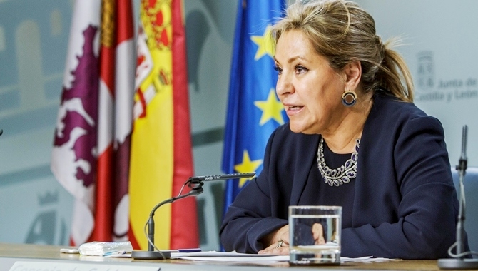 Rosa Valdeón, portavoz de la Junta de Castilla y León