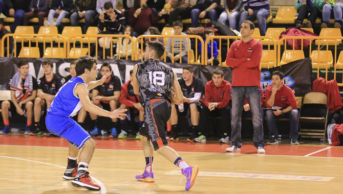 El C. B Tormes, durante un partido en Würzburg