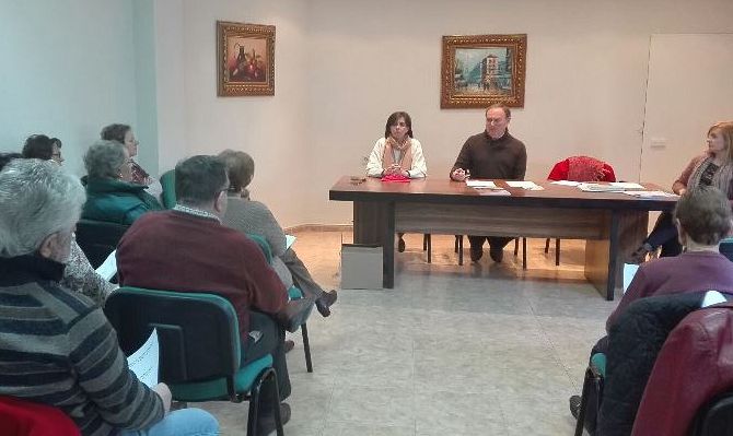 Un momento de la Asambela de Acción Verapaz celebrada este domingo en Villoruela