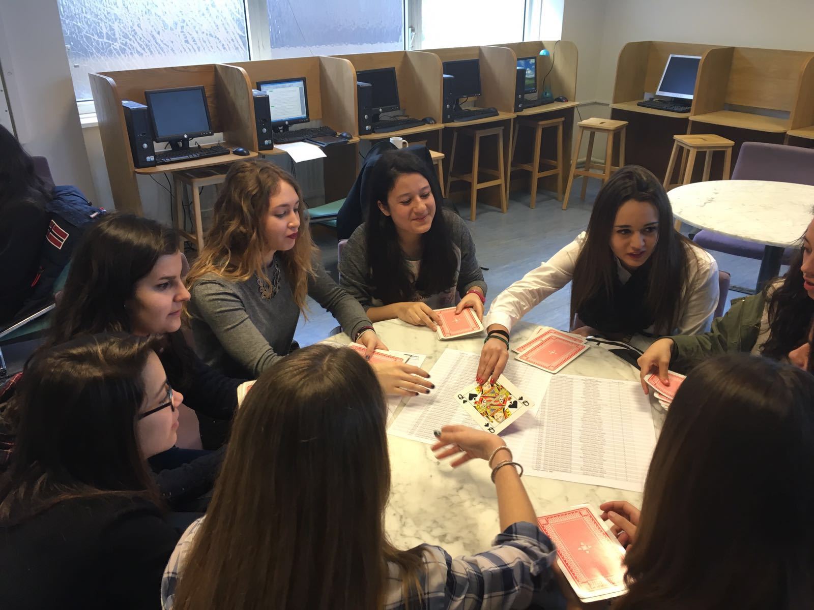 Alumnos del Colegio San Juan Bosco, en Broadstairs