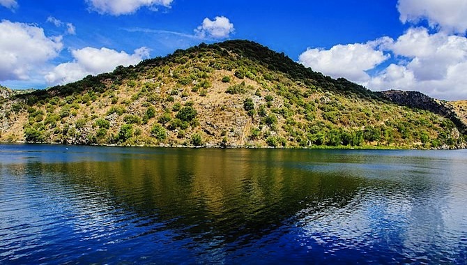 Playa del Rostro, en Corporario, Arribes. Foto: Aitor Mata