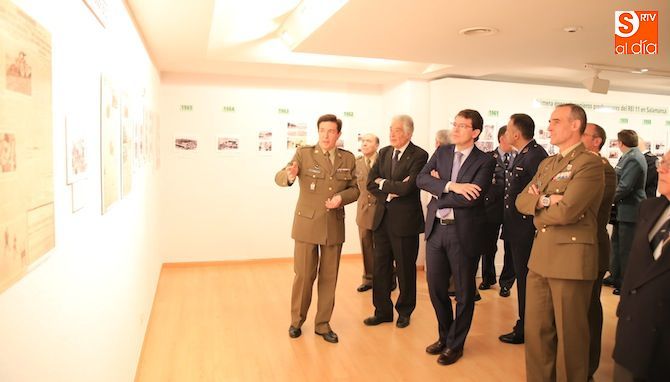 Exposición que recoge 50 años del Regimiento de Ingenieros. Fotos: Alberto Martín