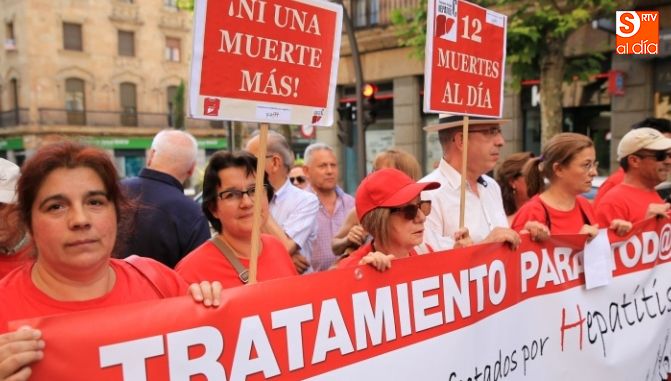 Protesta de la plataforma en Salamanca