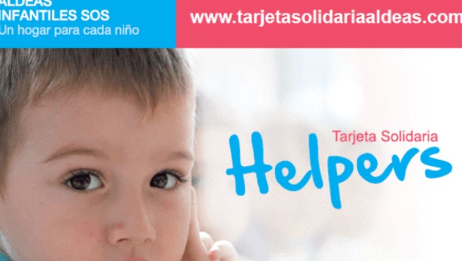 Tarjeta solidaria de Aldeas Infantiles
