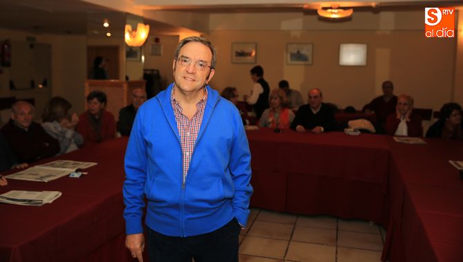 Juan Manuel Velasco Santos, invitado a la tertulia Rona Dalba. Foto: Alberto Martín