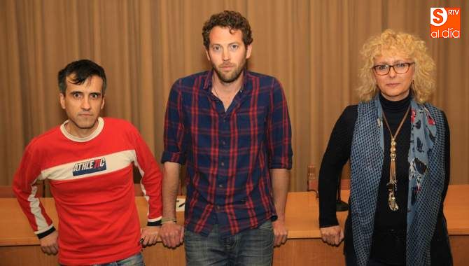 Un momento de la charla en la Filmoteca Regional