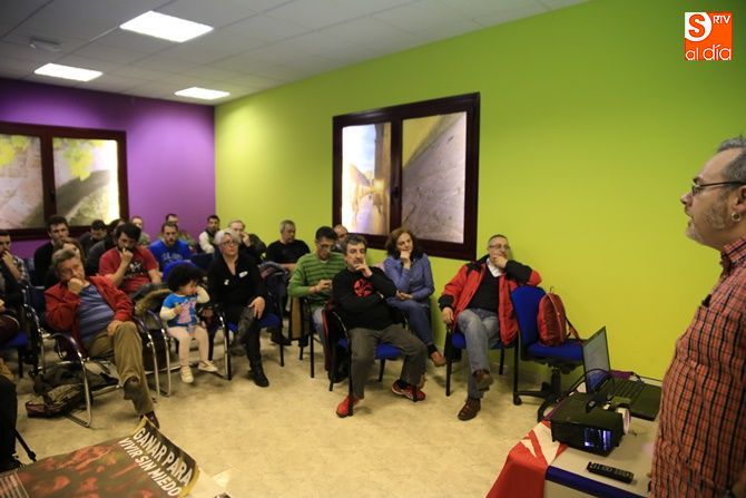 Un momento de la charla