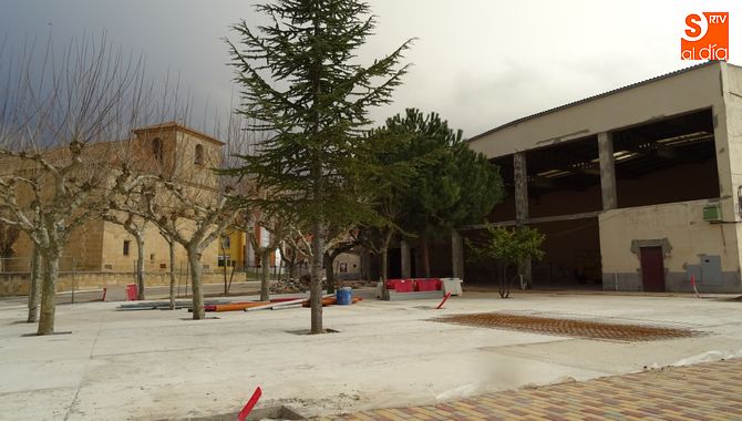 Obras de renovación del parque y del antiguo frontón