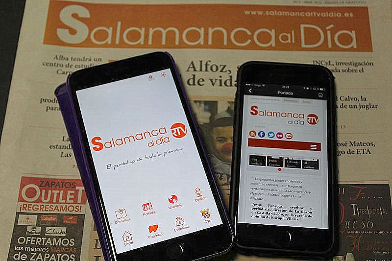 La nueva APP facilita una lectura rápida del periódico de toda Salamanca