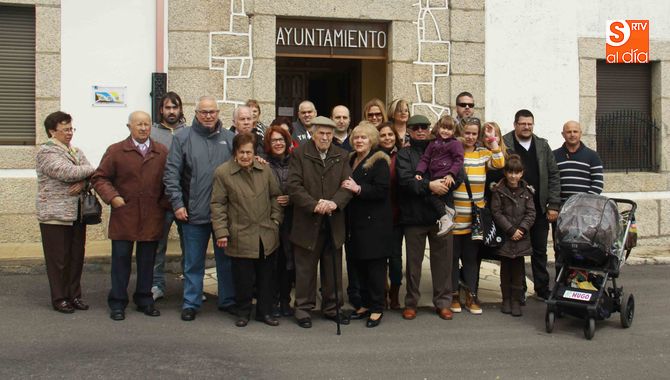 Avelino estuvo acompañado de toda su familia / FOTOS: MANUEL NICOLÁS BOGAZ