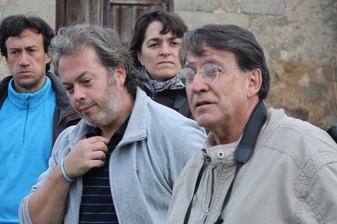 En primer término, Joaquín Araujo y Raúl Vacas