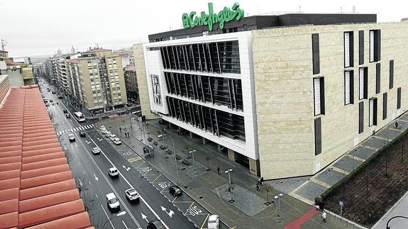 Imagen aérea de El Corte Inglés de Salamanca