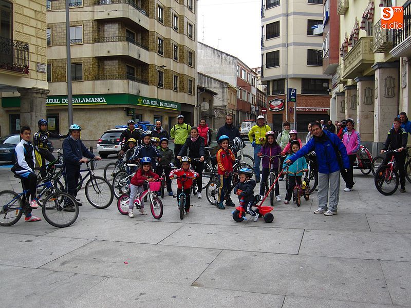 Edición anterior del Día de la Bici en Guijuelo.