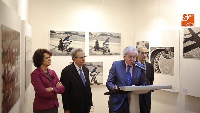 Inauguración de la muestra en el Cebusal (Foto de Álex López)