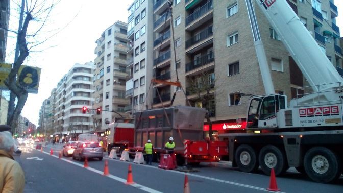 Los trabajos de los operarios condicionaron el tráfico