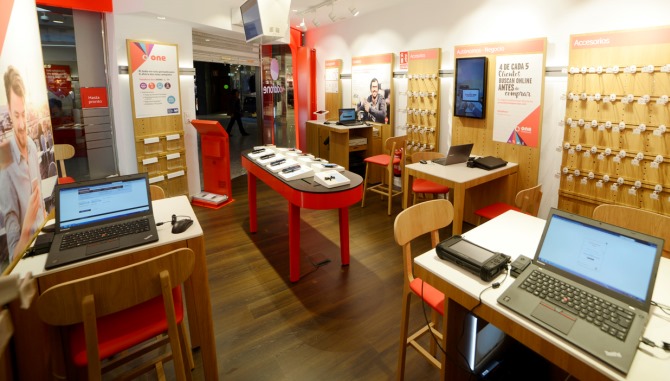 Nueva imagen de la tienda Vodafone