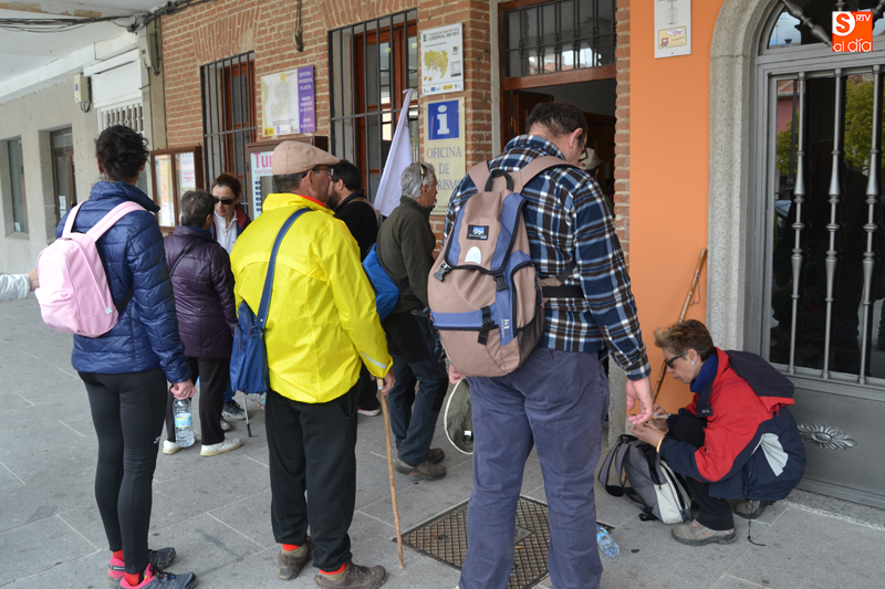 La santa andariega hace escala en la ciudad gracias a la ruta ‘De la Cuna al Sepulcro’
