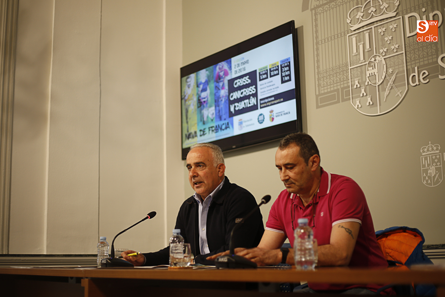 Un momento de la presentación de la prueba de Nava de Francia (Foto de Álex López)