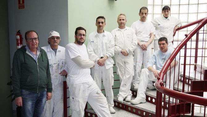 Alumnos que participan en el programa formativo y de empleo